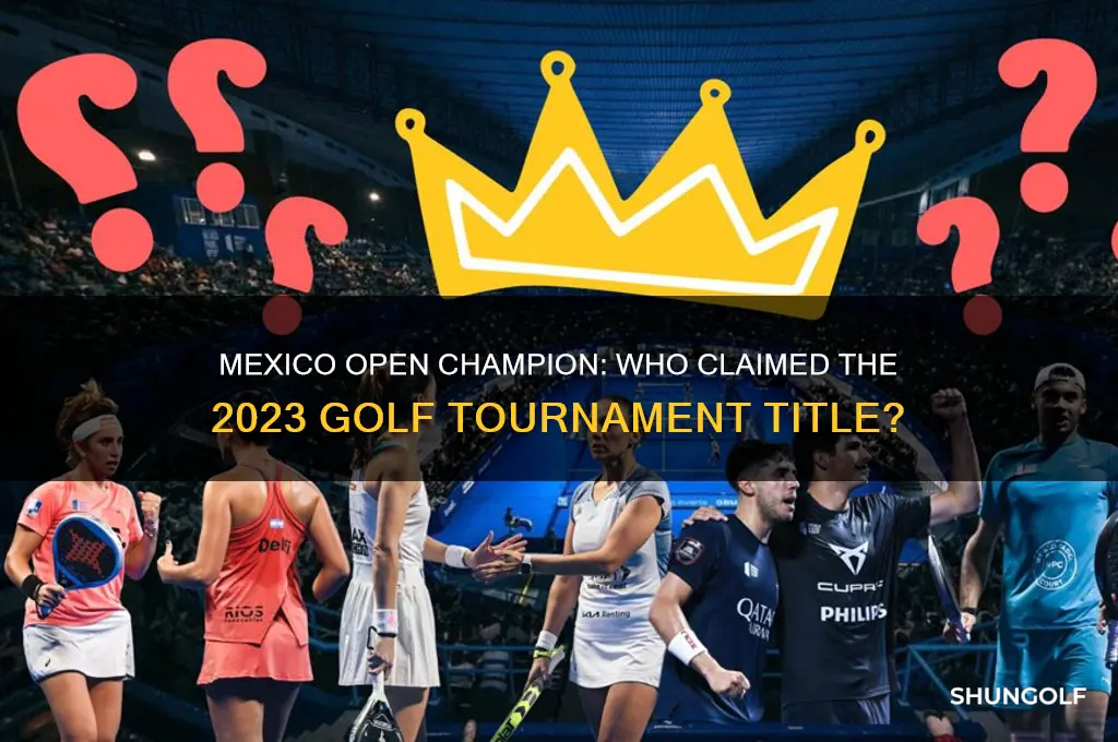 who won the mexico open