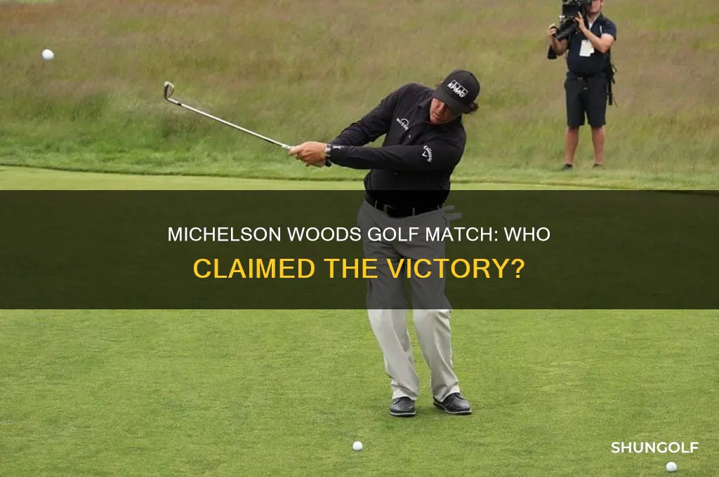 who won the michelson woods golf match