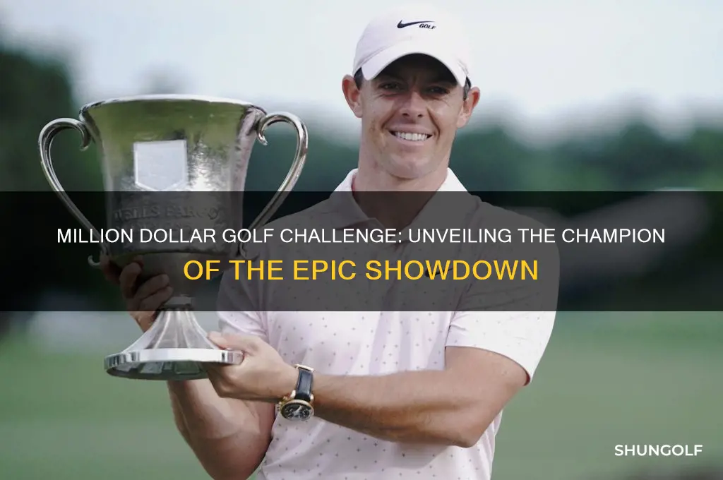 who won the million dollar golf challenge