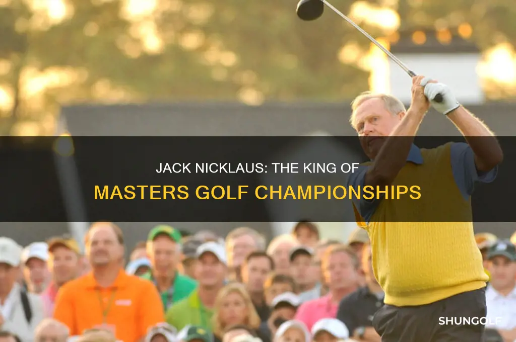 who won the most masters golf championships