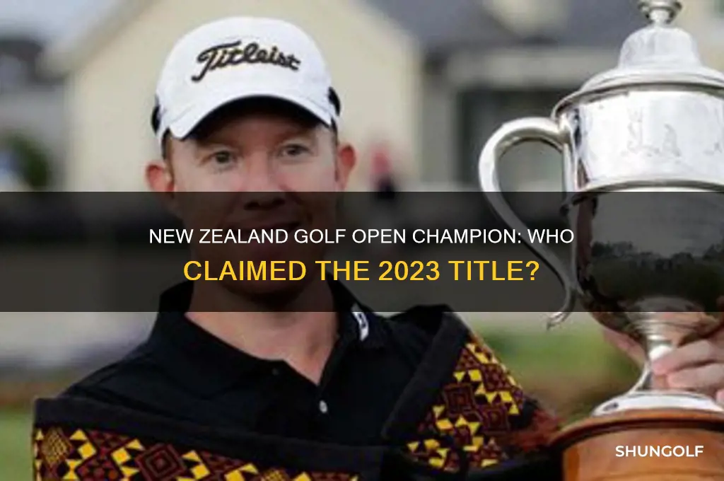 who won the new zealand golf open