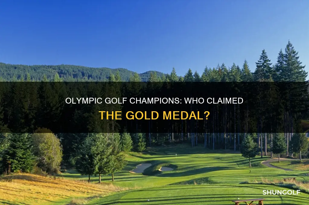 who won the olympic gold medal in golf