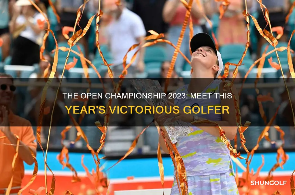 who won the open championship this year