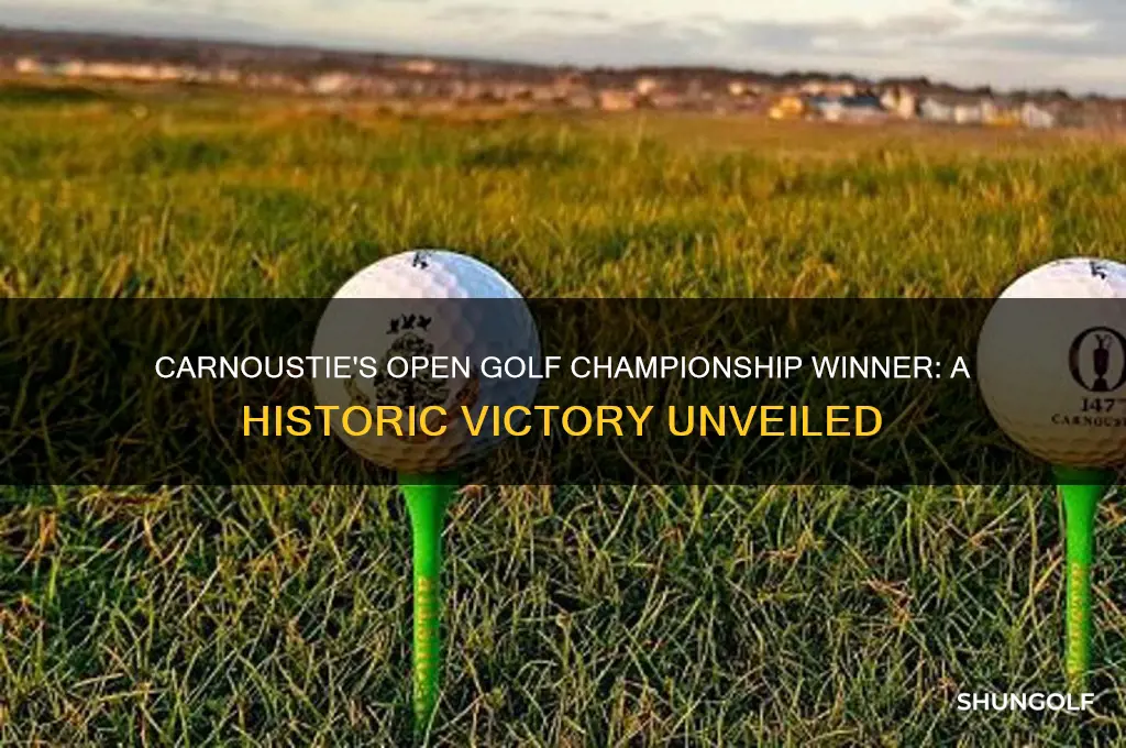 who won the open golf championship at carnoustie