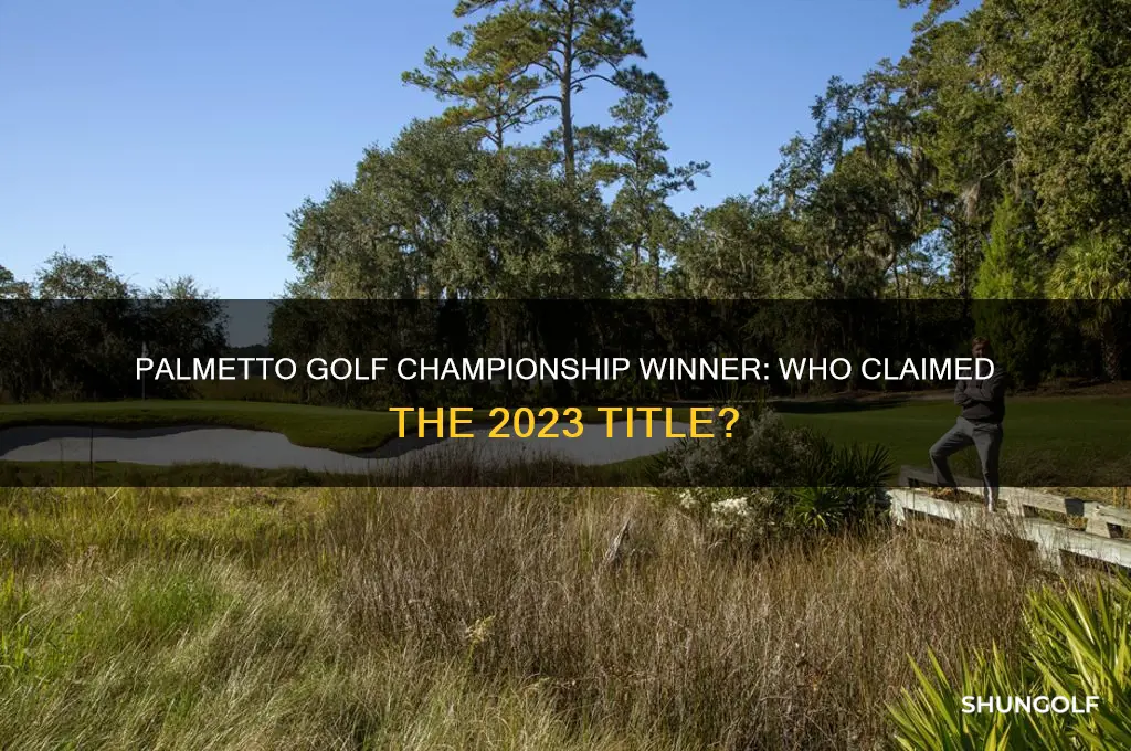 who won the palmetto golf championship