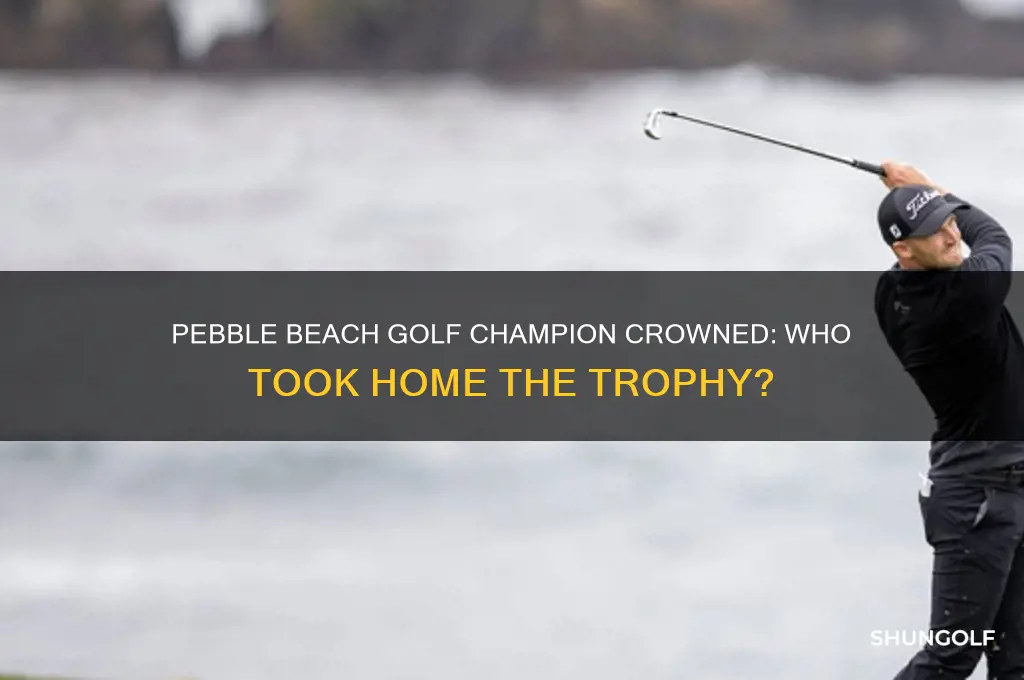who won the pebbles beach golf