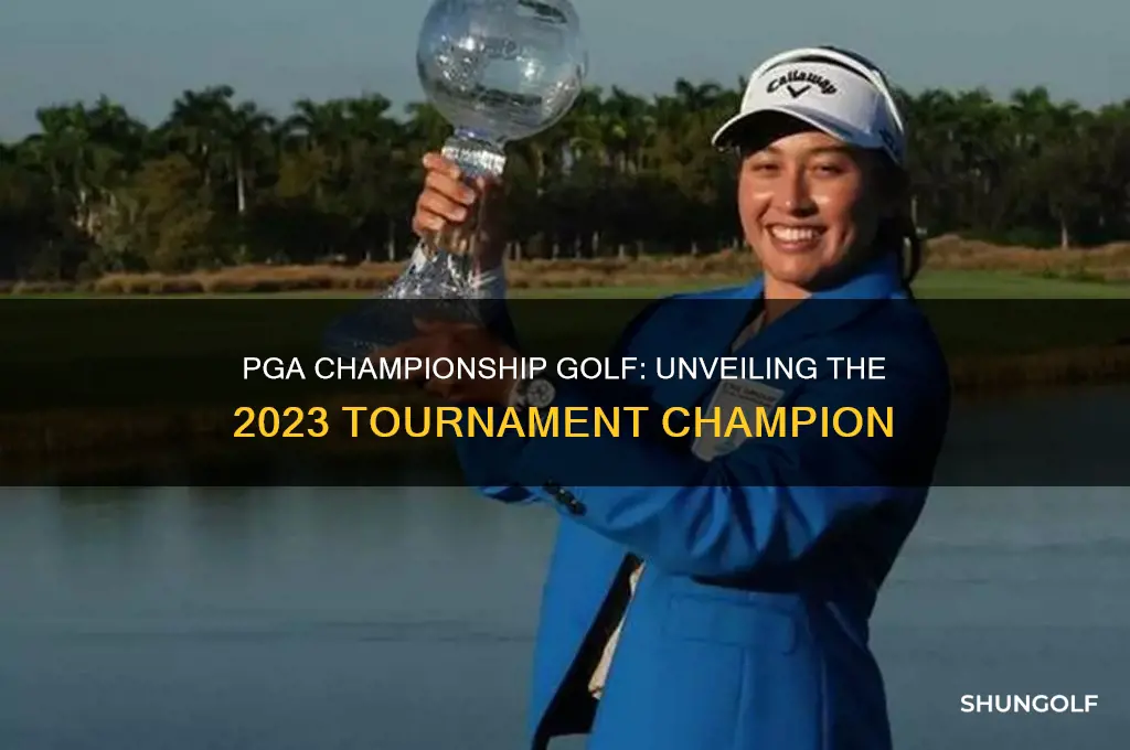who won the pga championship golf