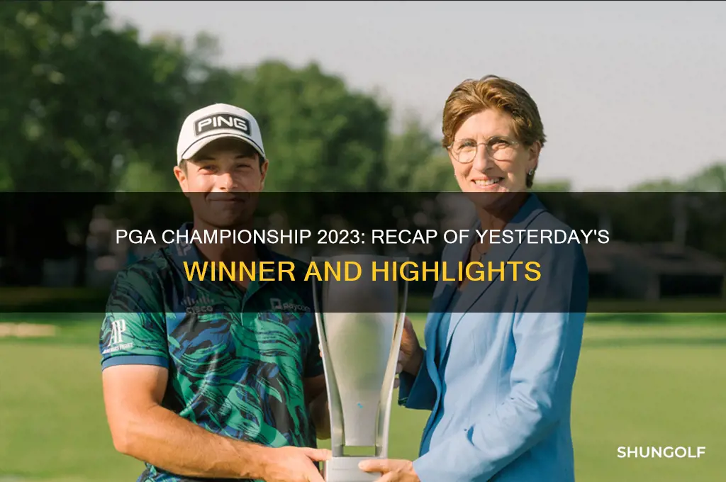 who won the pga championship yesterday