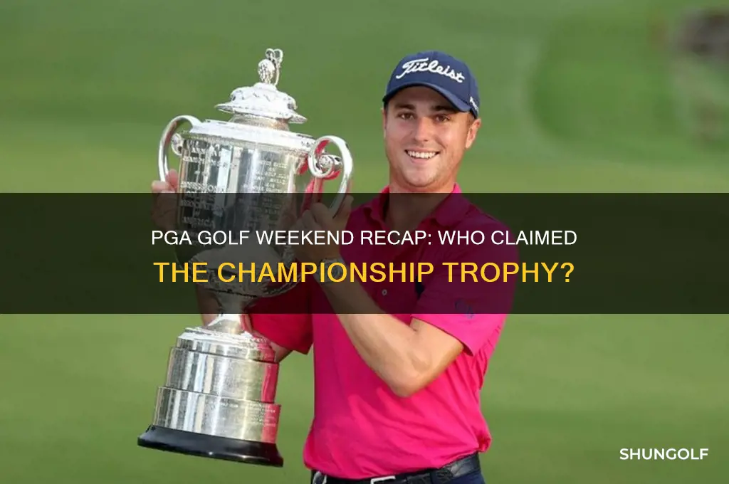 who won the pga golf last weekend