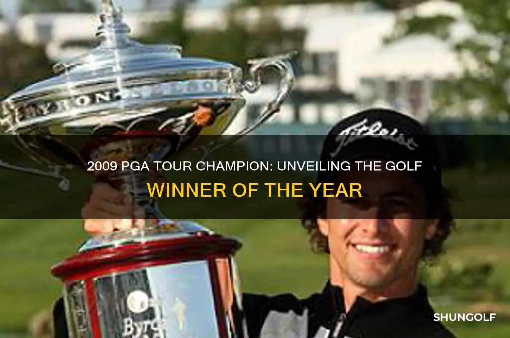 who won the pga golf tour nin 2009