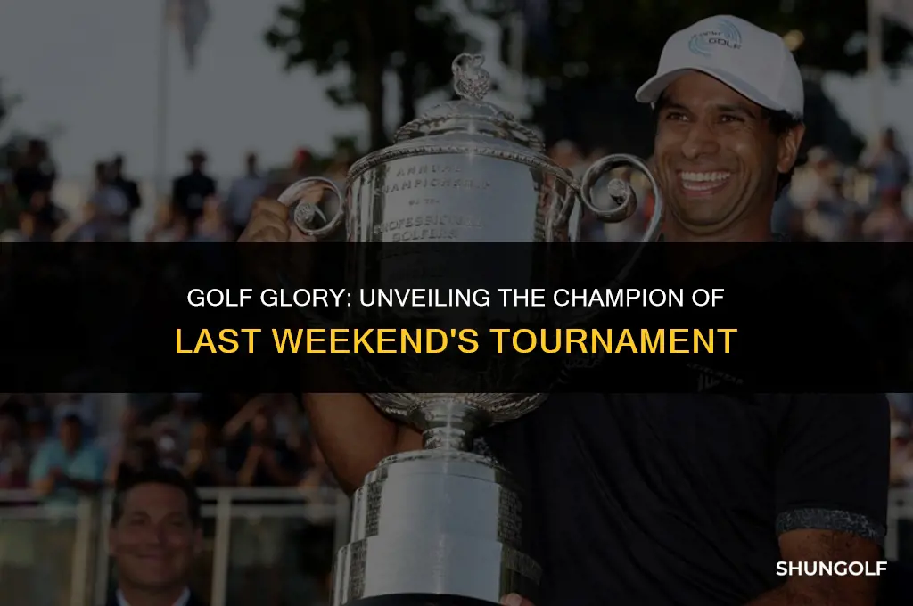 who won the player golf tournament last weekend