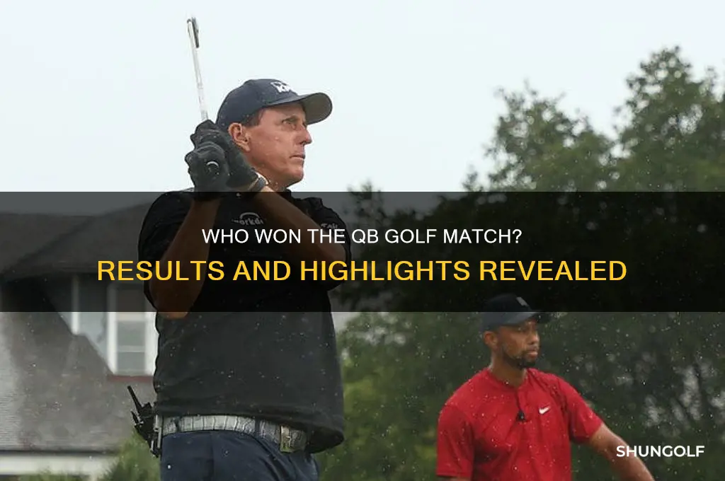who won the qb golf match