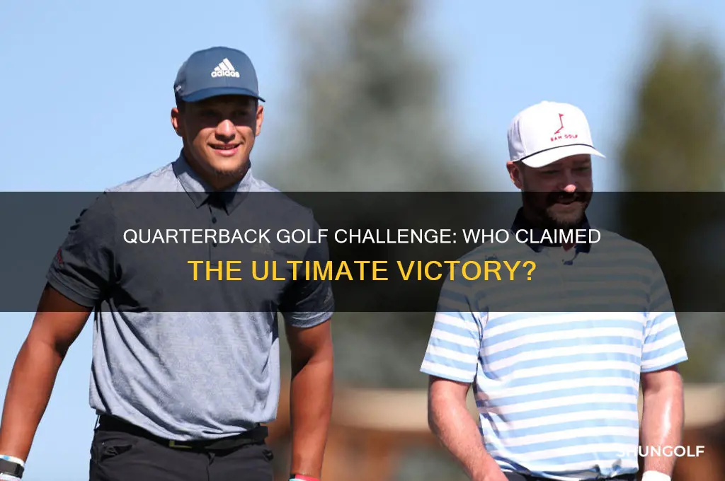 who won the quarterback golf challenge