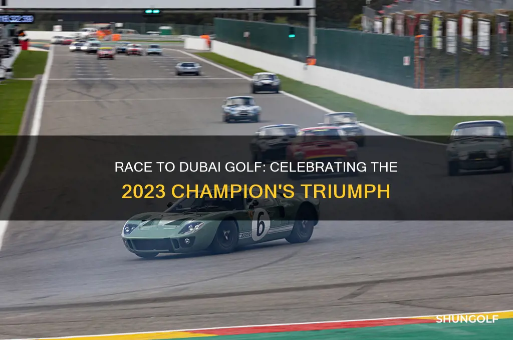 who won the race to dubai golf