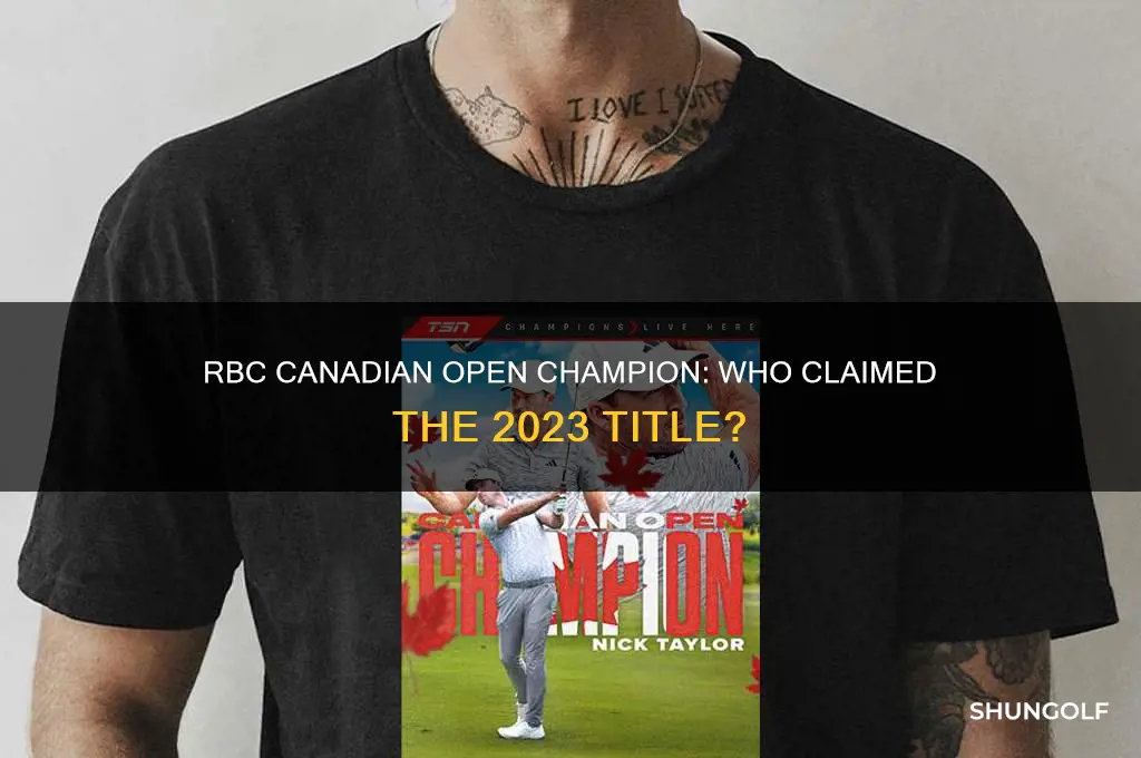 who won the rbc canadian open