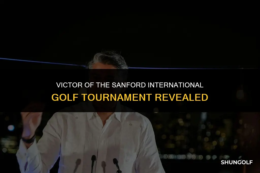 who won the sanford international golf tournament