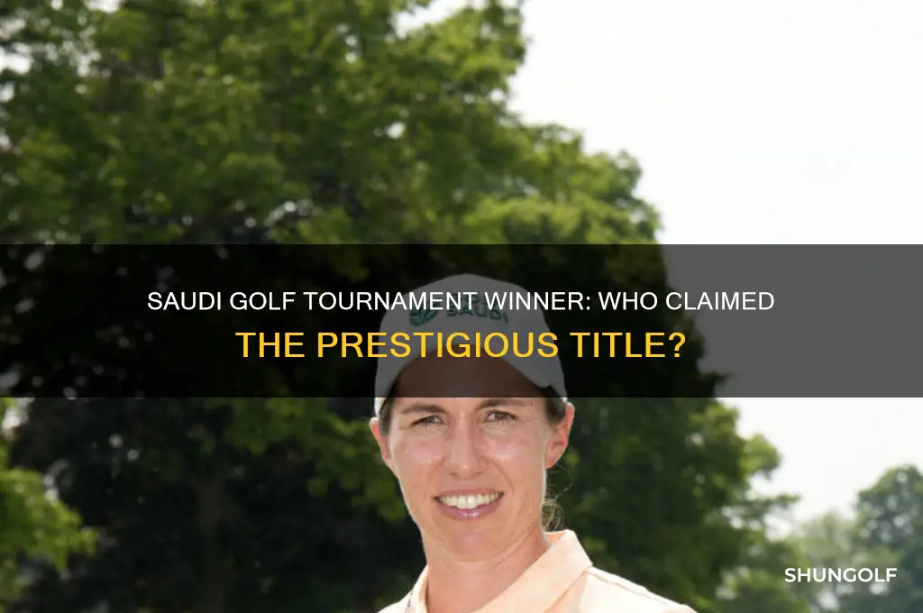 who won the saudi golf