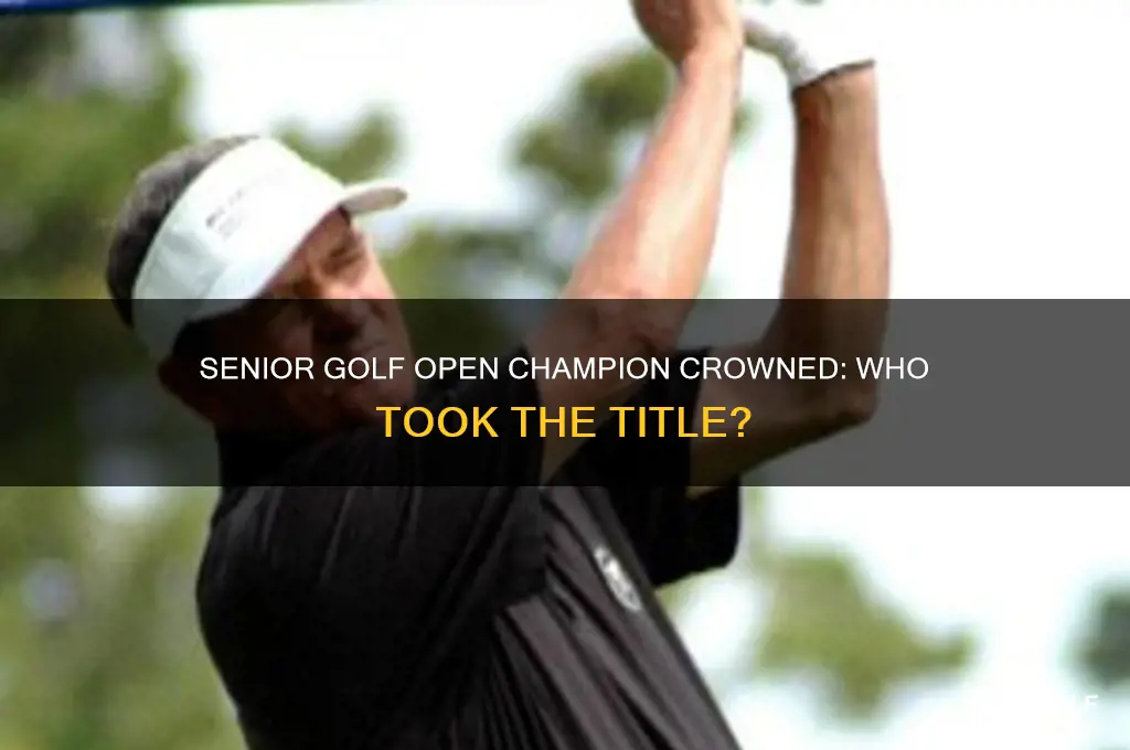 who won the senior golf open