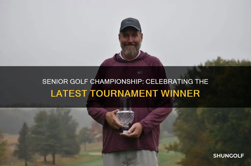who won the senior golf
