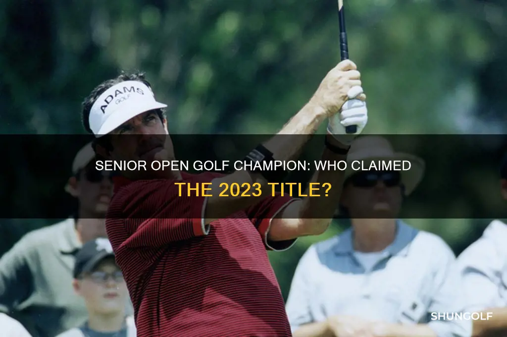 who won the senior open golf