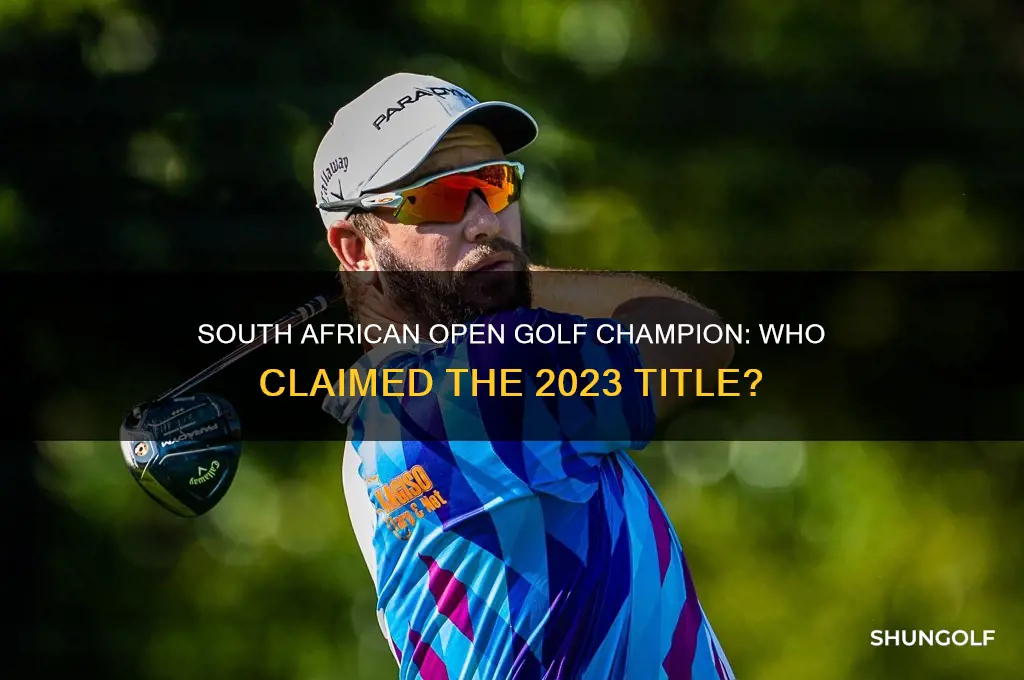 who won the south african open golf