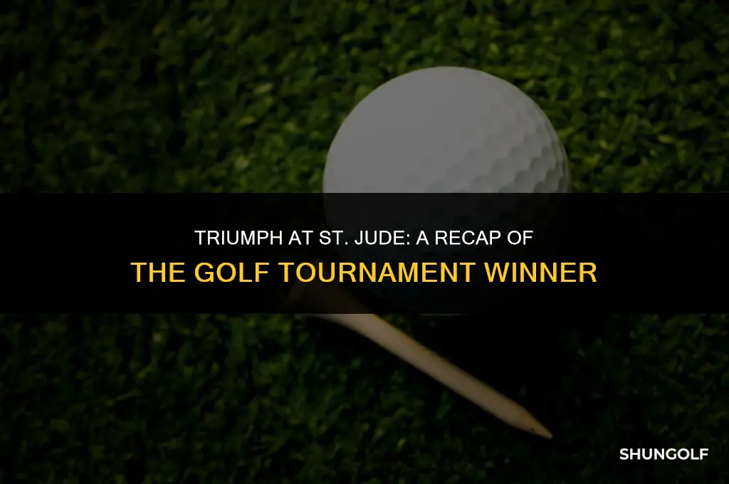 who won the st jude golf tournament