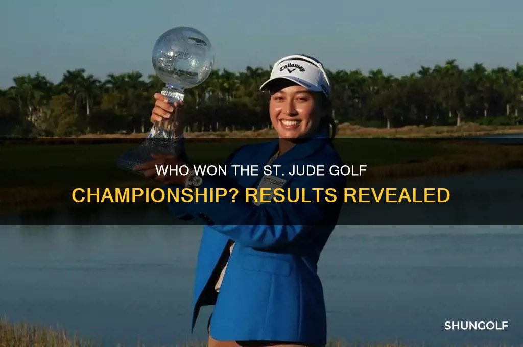 who won the st jude golf