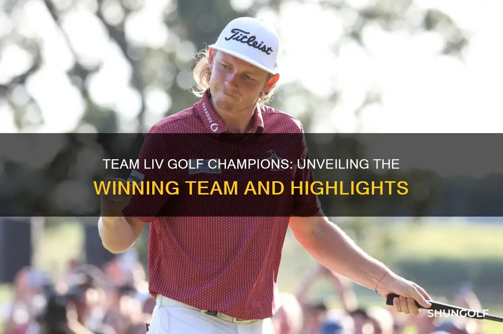 who won the team liv golf