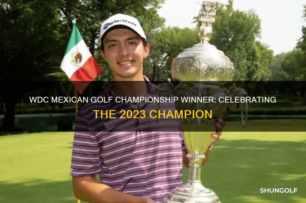 who won the wdc mexican golf championship