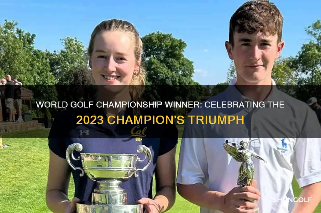 who won the world golf championship