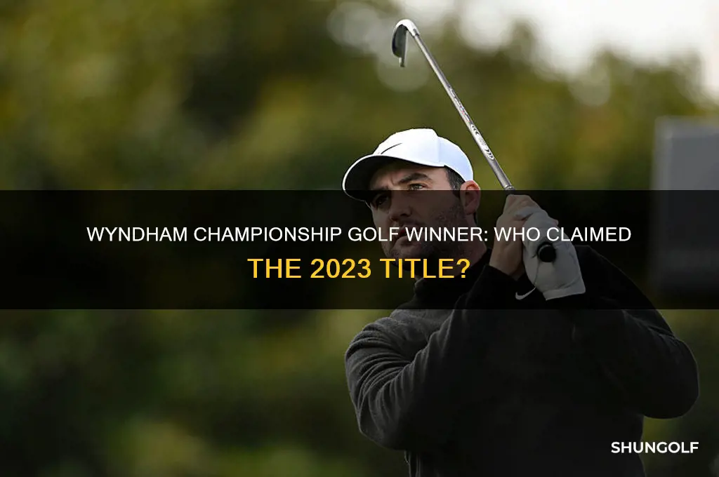 who won the wyndham championship golf