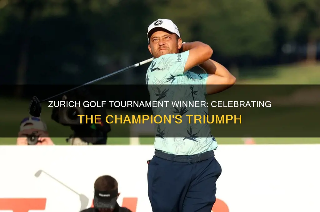 who won the zurich golf