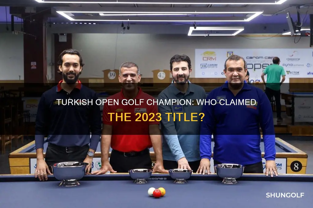 who won turkish open golf