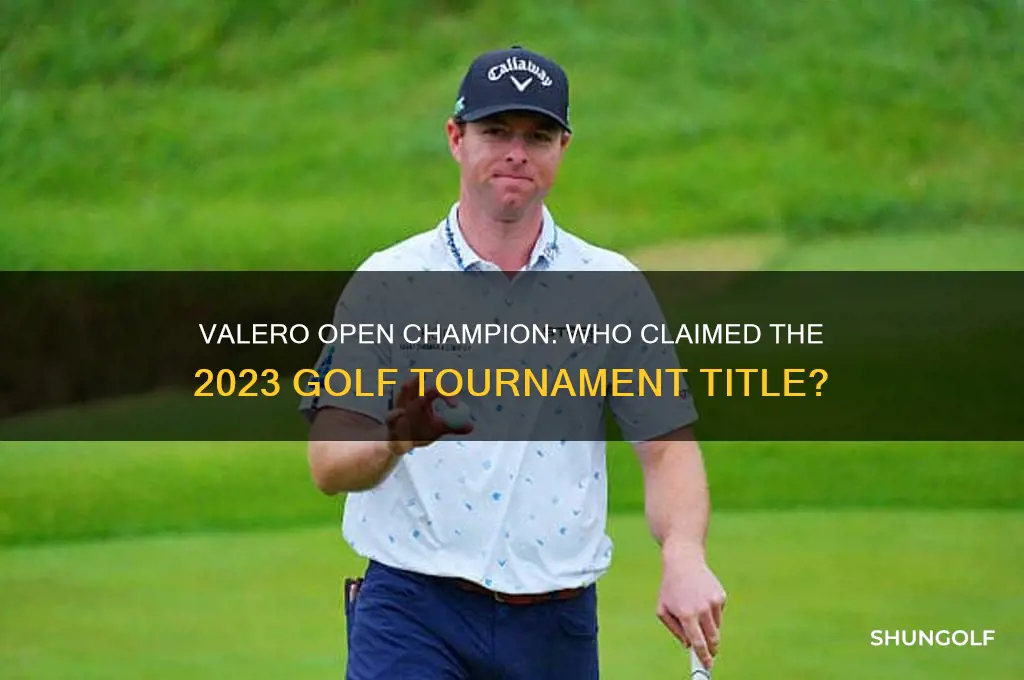 who won valero open