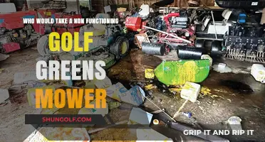 Who Would Take a Non-Functioning Golf Greens Mower?