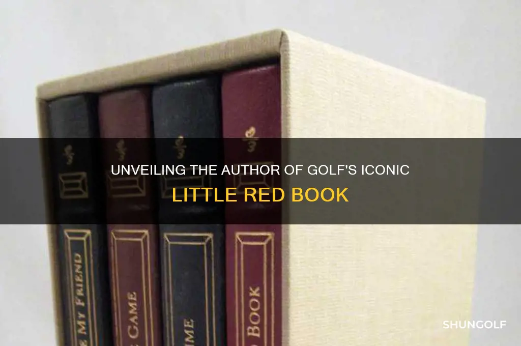 who wrote the little red book on golf