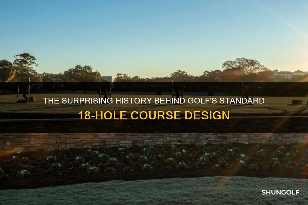 why 18 holes on golf course
