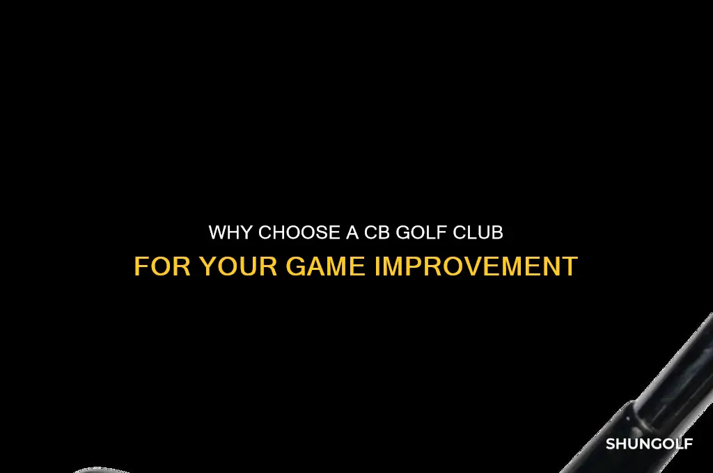 why a cb golf