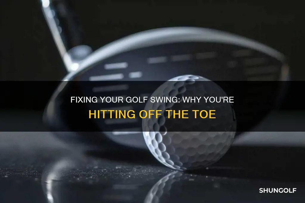 why am i hitting off the toe golf