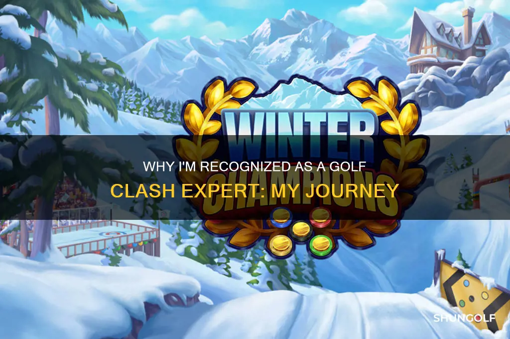 why am i listed as expert on golf clash