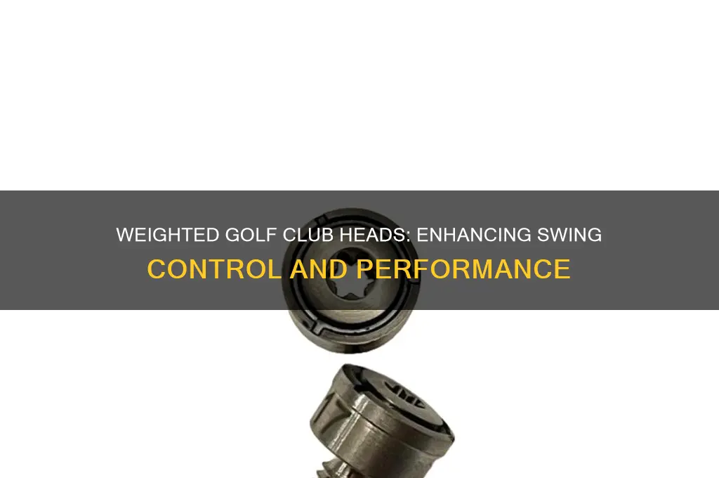 why are golf club heads weighted