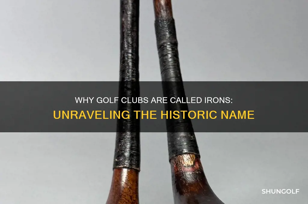 why are golf clubs called irons