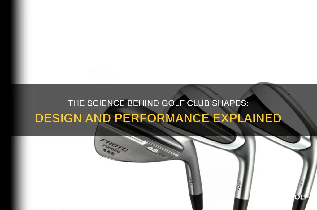 why are golf clubs shaped the way they are
