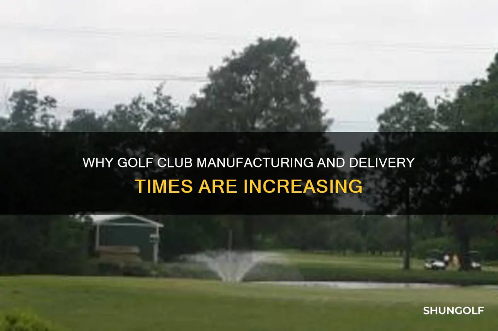 why are golf clubs taking so long