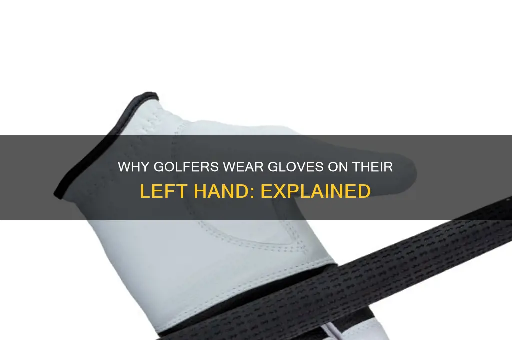 why are golf gloves worn on left hand