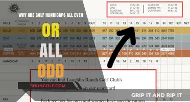 Why Golf Handicaps Are Always Even or Odd Numbers