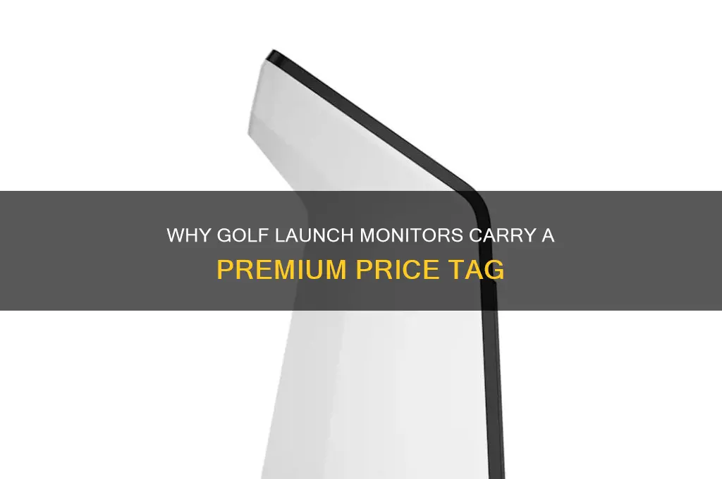 why are golf launch monitors so expensive