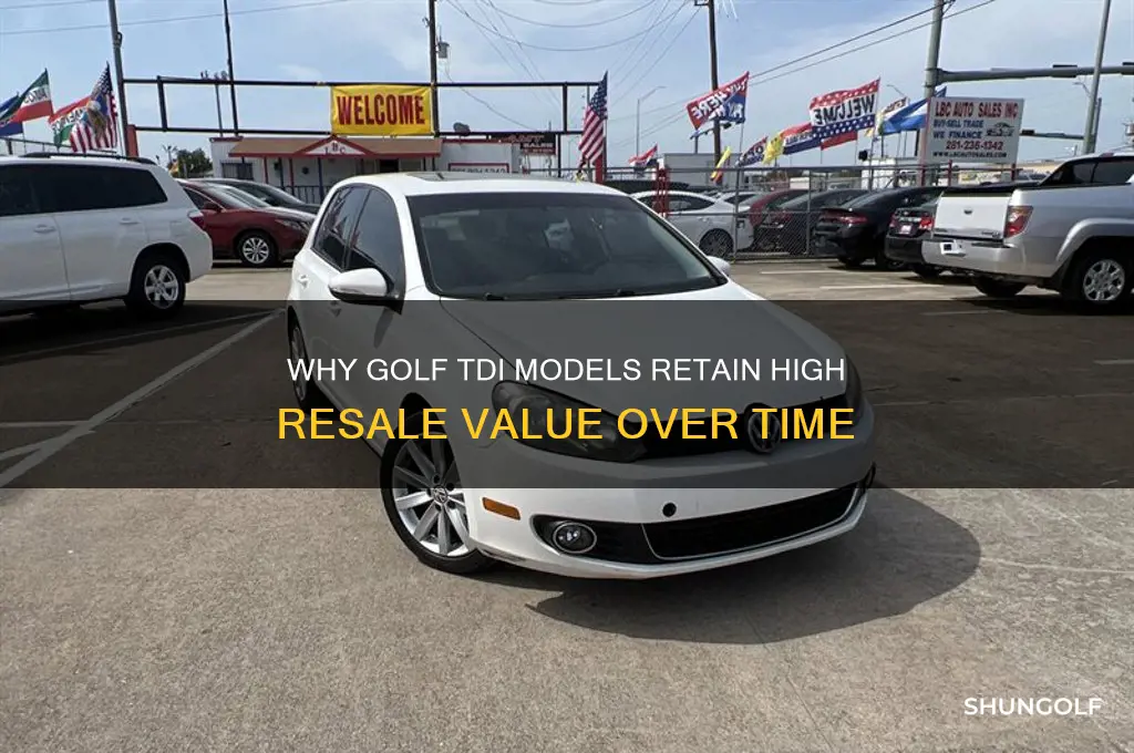 why are golf tdi holding their value so well