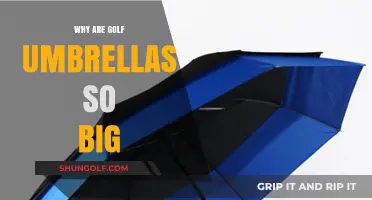 Why Golf Umbrellas Are Oversized: The Practical Reasons Behind Their Size
