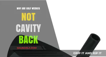 Why Golf Wedges Favor Muscle Back Over Cavity Back Design
